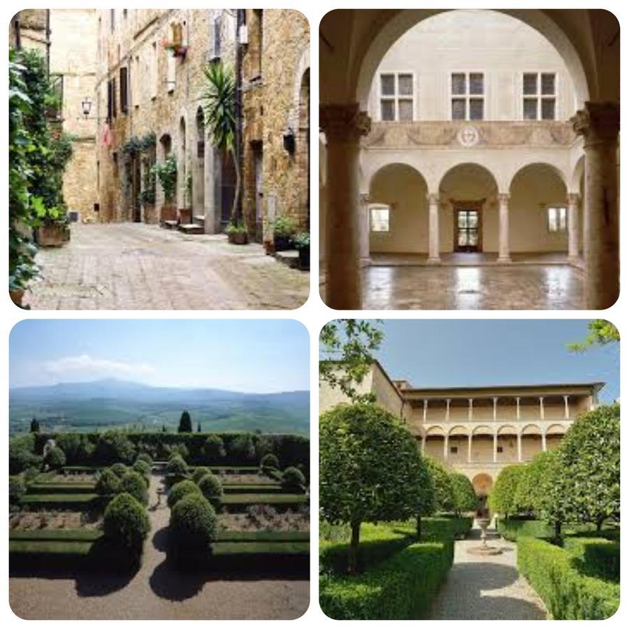 La Corte Antica Pienza Exterior foto